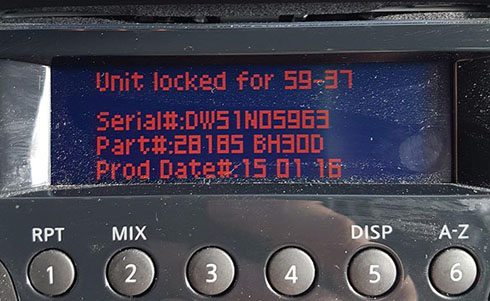car radio code calculator serial number